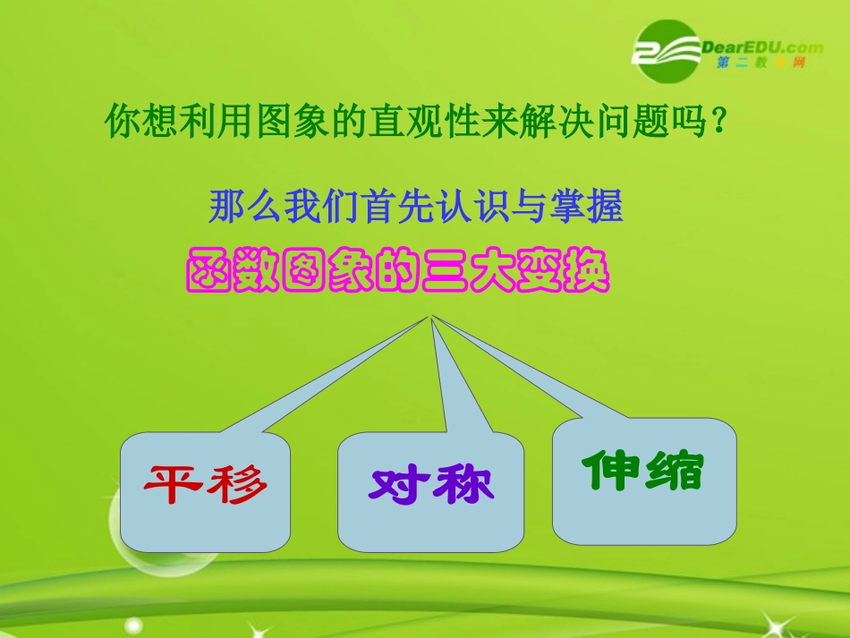 高中数学 函数图象的变换及应用课件 新人教A版必修1 课件_第2页