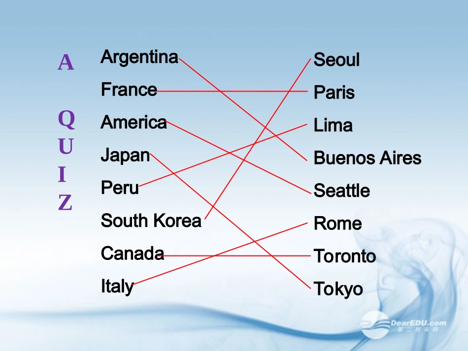 高中英语 Unit2 Wish you Were here Task 1精品课件 牛津译林版必修2 课件_第3页