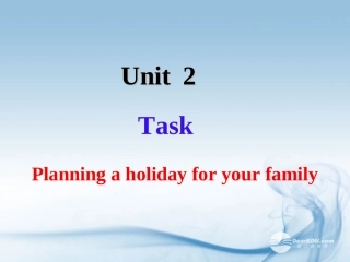 高中英语 Unit2 Wish you Were here Task 1精品课件 牛津译林版必修2 课件