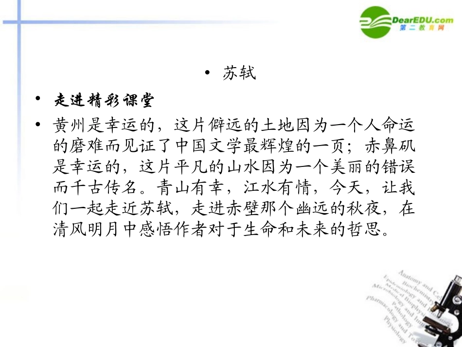 高中语文 第三单元第10课(赤壁赋)课件 新人教版必修2 课件_第2页