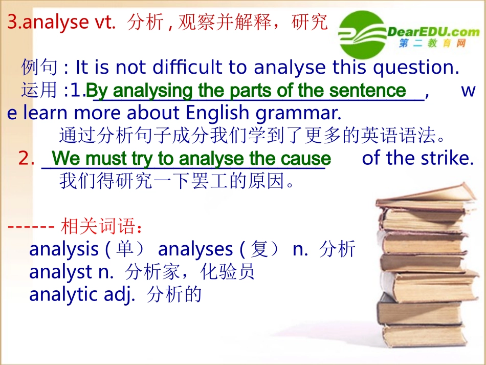 高中英语 unit1 language points2课件 新人教版必修5 课件_第2页