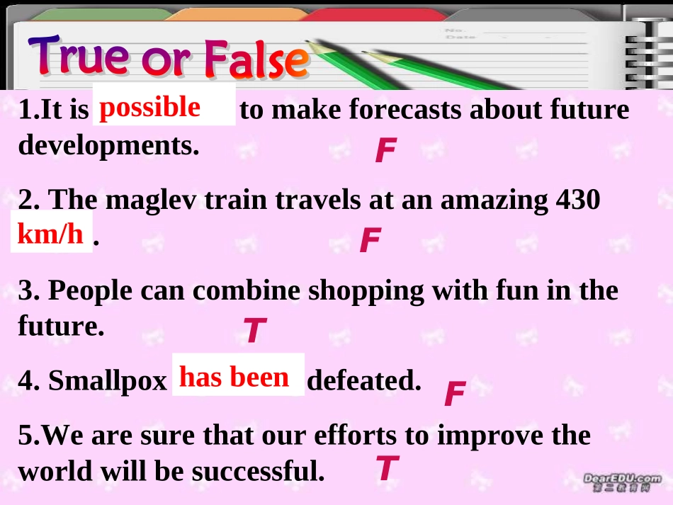 高二英语Unit6 Reading 课件_第3页