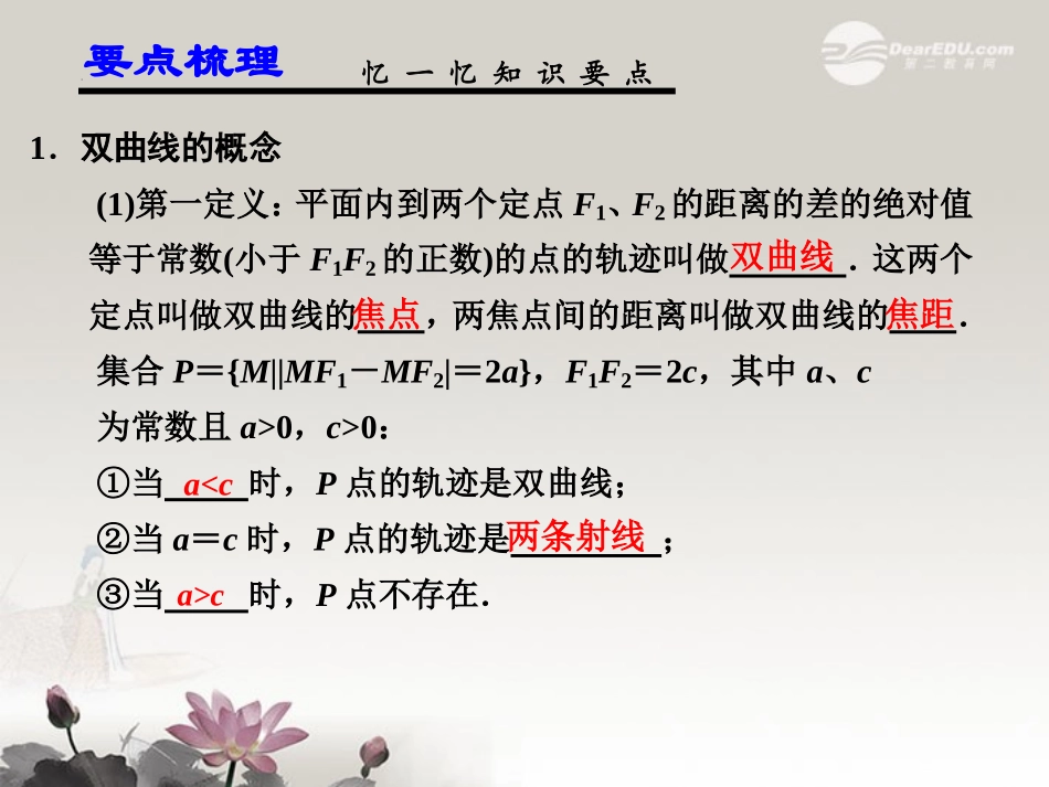 第九章  9.7 双曲线 课件_第2页