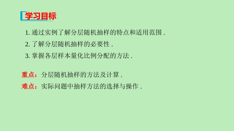 高中数学 第九章 统计 912 分层随机抽样 913 获取数据的途径课件 新人教A版必修第二册 课件_第2页