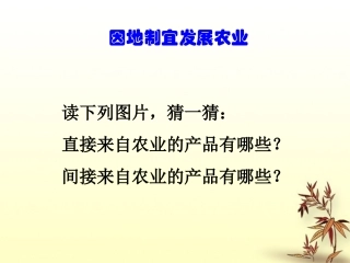 第二分校八年级地理 因地制宜发展农业课件