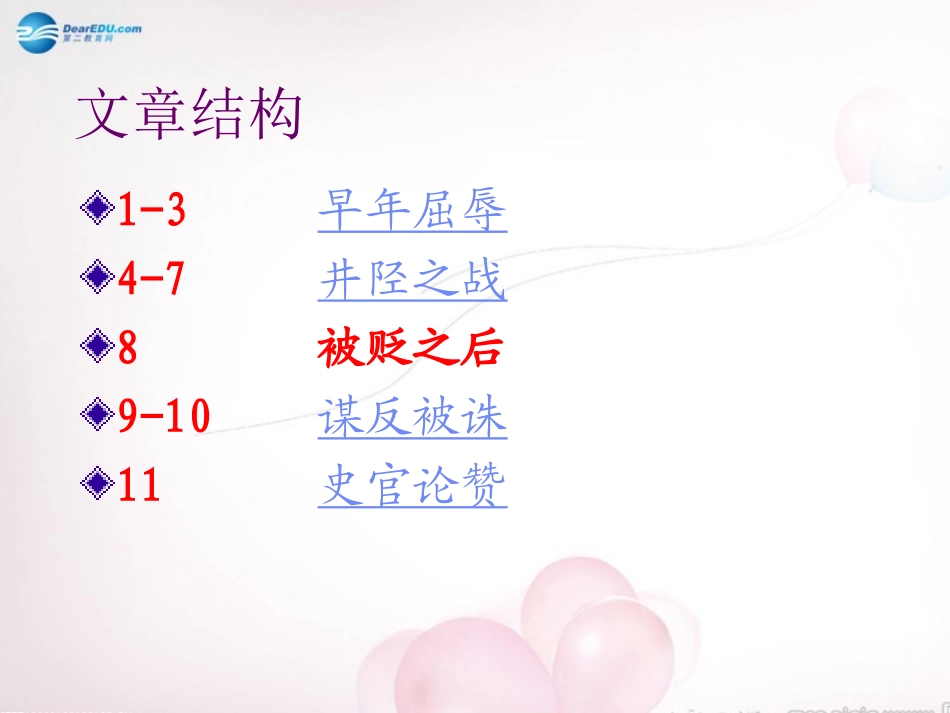 高中语文 淮阴侯列传第2课时课件 苏教版选修(＜史记＞选读)  课件_第3页