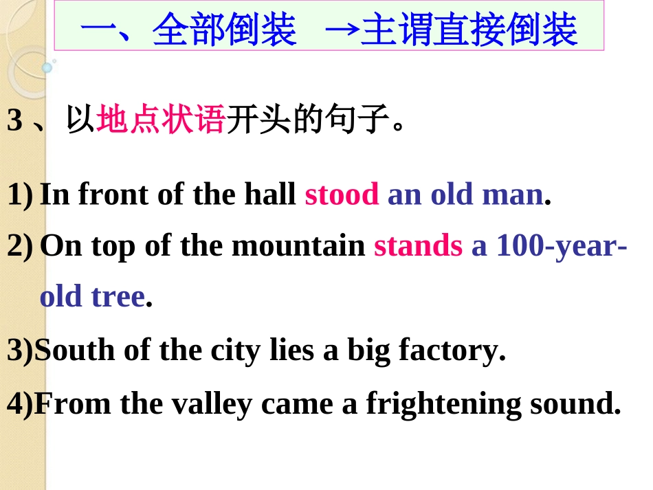 高考英语 倒装句语法复习总结课件_第3页