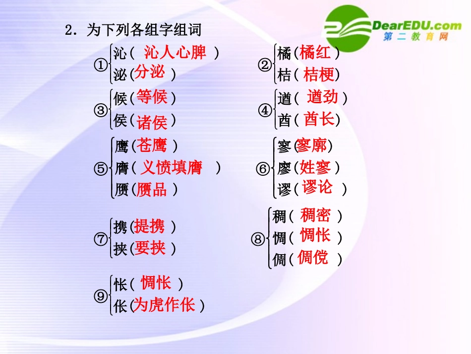 第1课　沁园春·长沙 课件_第3页