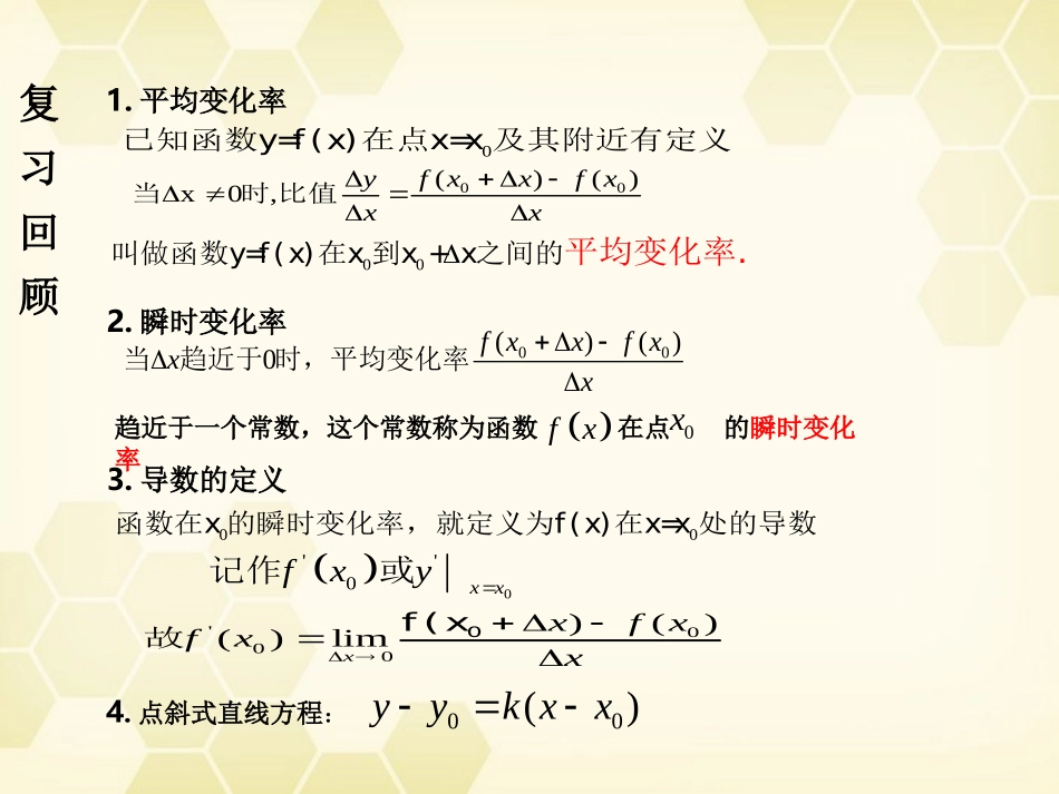 高中数学 113(导数的几何意义)课件1 新人教B版选修2-2 课件_第2页
