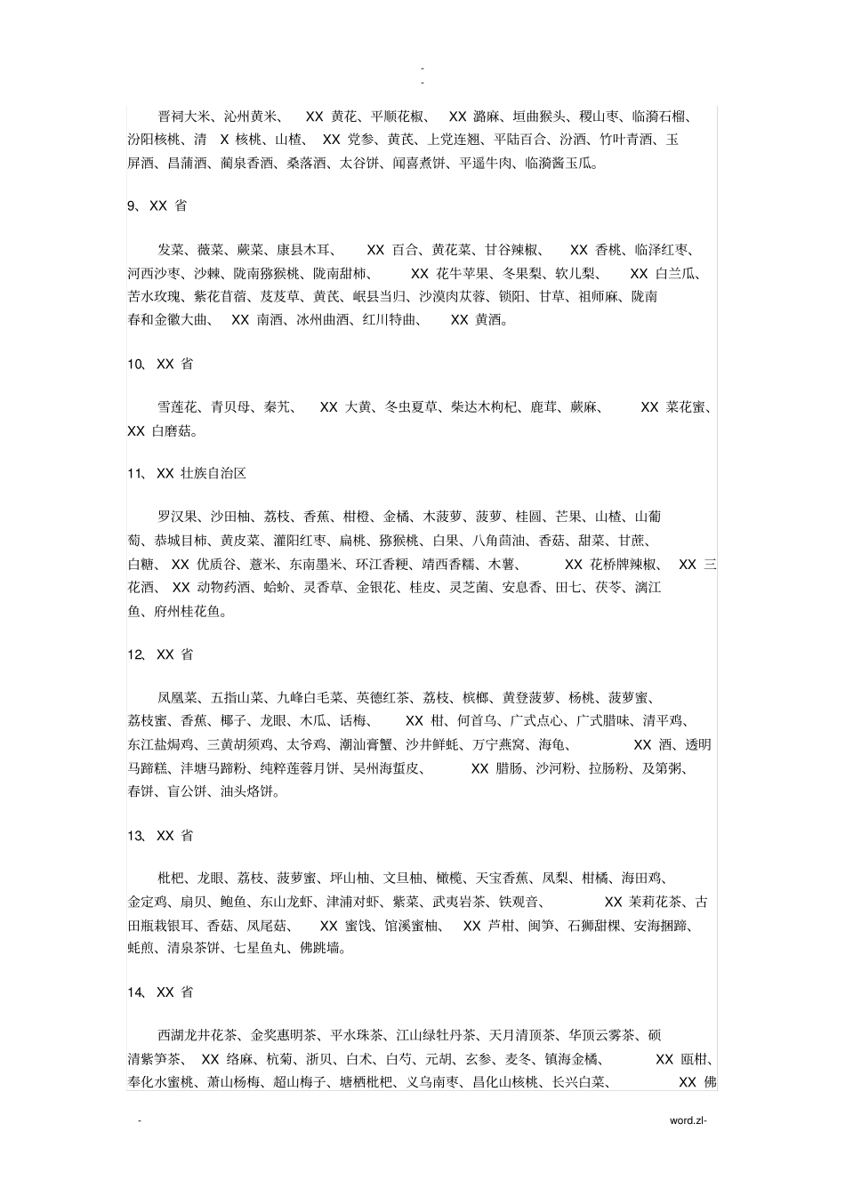 全国各地农产品特产_第2页