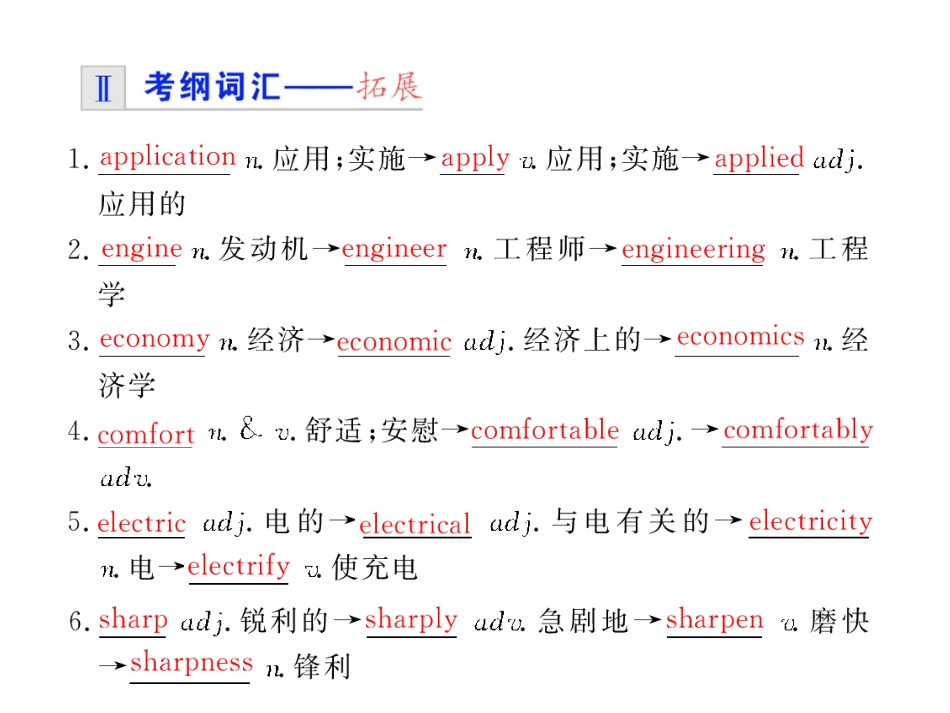 步步高高三英语一轮复习精品课件：B1B Unit 16 Scientists at work 课件_第2页