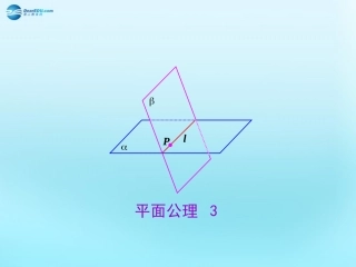 高中数学 21 空间点、直线、平面之间的位置关系 2平面公理3素材 新人教版必修2 素材