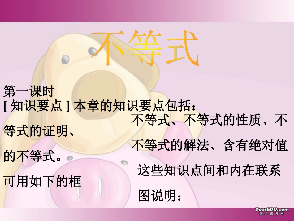 高三数学不等式复习课件 新课标 人教版 课件_第1页