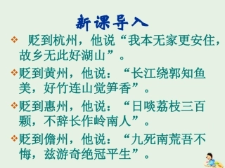 高中语文5定风波课件新人教版必修4 课件