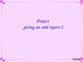 牛津英语模块五Unit1 project九 课件