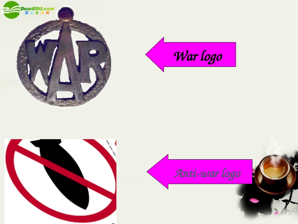 高中英语 Module6(War and Peace)introduction,reading and voca课件5 外研版选修6 课件_第2页