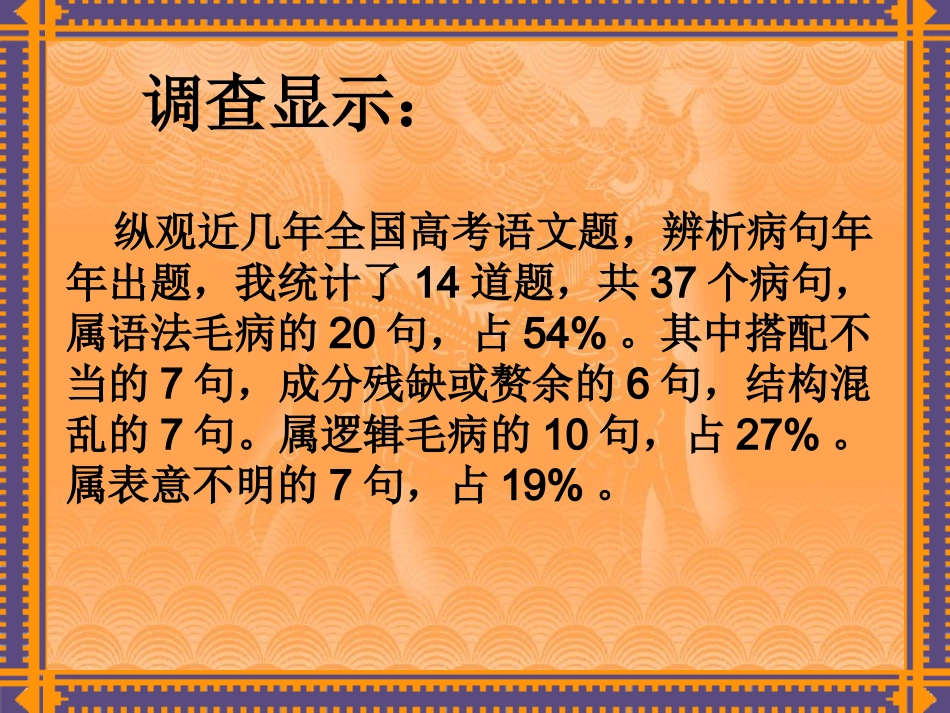 高考语文专题复习 病句 ppt 试题_第3页