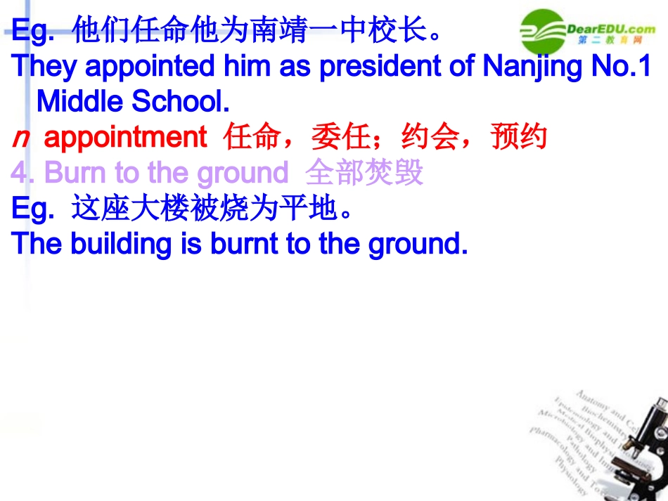 高中英语 unit5 words and phrases 课件 新人教版选修6 课件_第3页