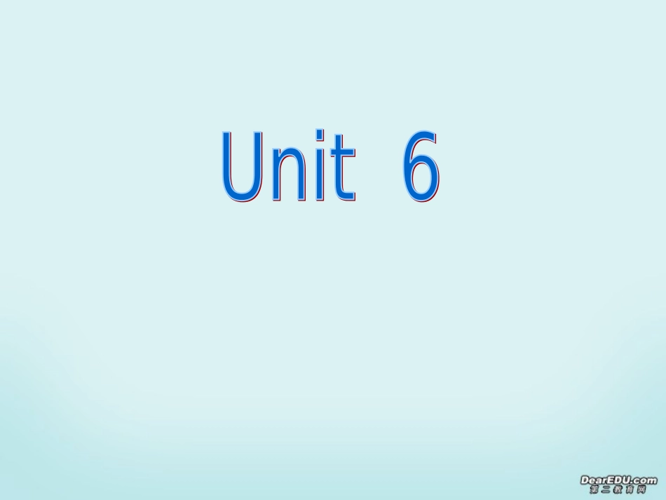 高一英语Unit6 reading 新课标 人教版 课件_第1页
