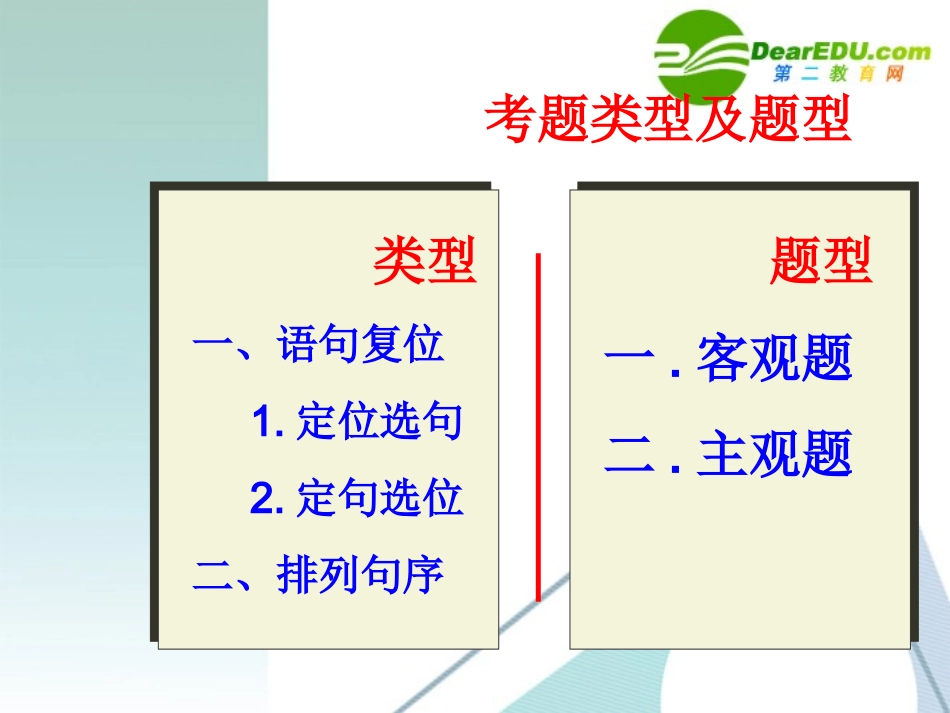 高考语文 语言连贯题型及应对方法课件_第3页