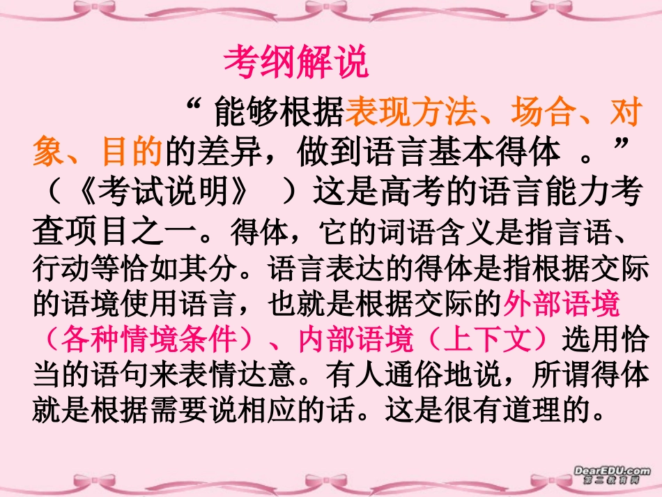 高考语文复习语言的得体课件_第2页