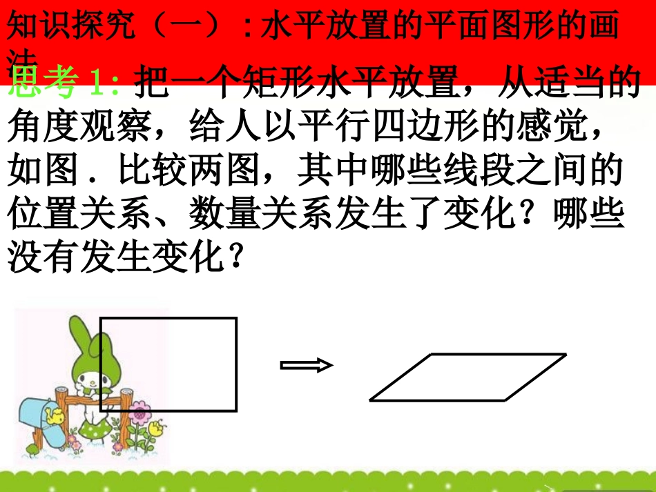 高中数学 123(简单几何体的直观图)课件 北师大版必修2 课件_第3页