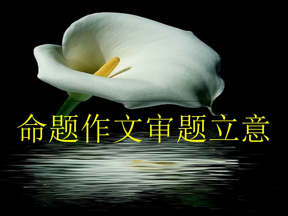 高三语文：高考作文立意课件_第2页