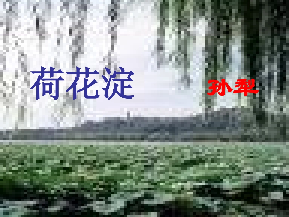 高中语文 荷花淀2 沪教版第五册 课件_第1页