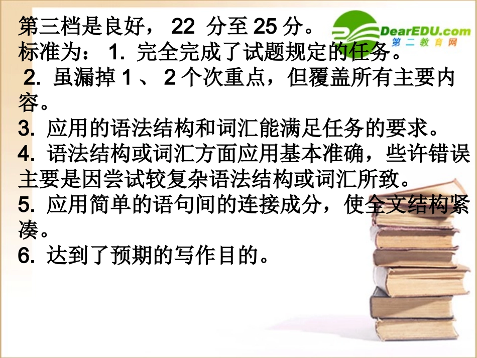 高考英语 写作教学课件_第2页