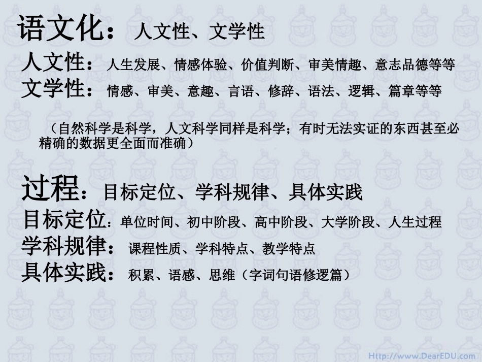 语文教学必须是一次语文化过程 课件_第2页