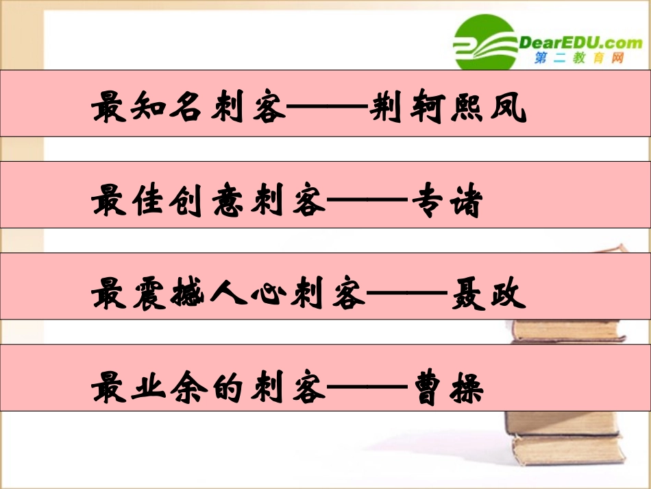 高中语文(荆轲刺秦王)教学讲解课件1新人教版必修1 课件_第2页