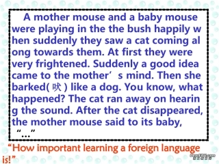 高三英语Learning a foreign language课件 人教版 课件