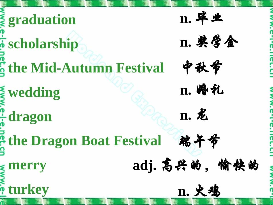 高中英语U3 Celebration--Warm-up Celebration课件[ty]北师大版必修一 课件_第2页