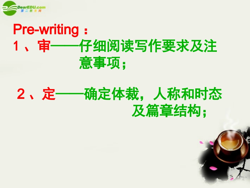 高中英语 writing 2课件 新人教版必修2 课件_第3页