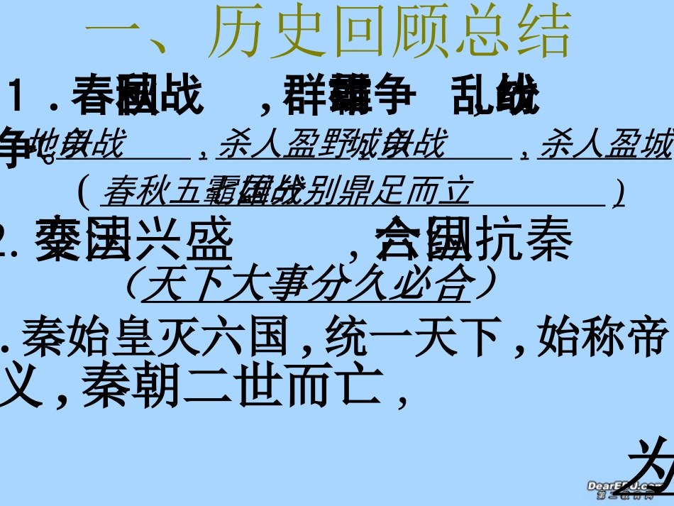 高中语文过秦论课件 新课标 人教版 必修3 课件_第3页