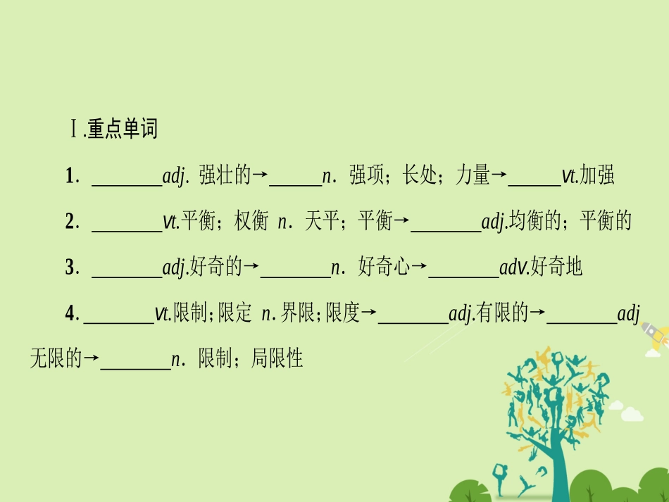 高中英语 Unit 2 Healthy eating核心要点回扣课件 新人教版必修3 课件_第2页