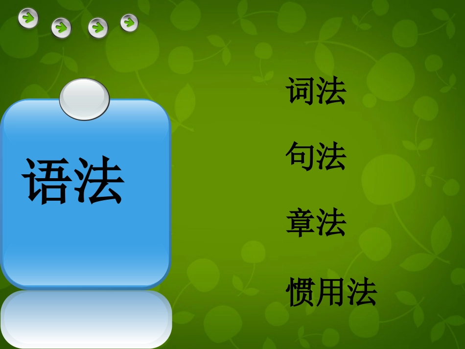 高考英语 语法知识填空复习课件_第3页
