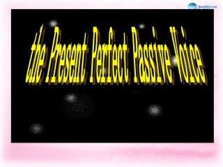 高中英语 第三单元 现在完成时的被动语态课件1 新人教版必修2 课件