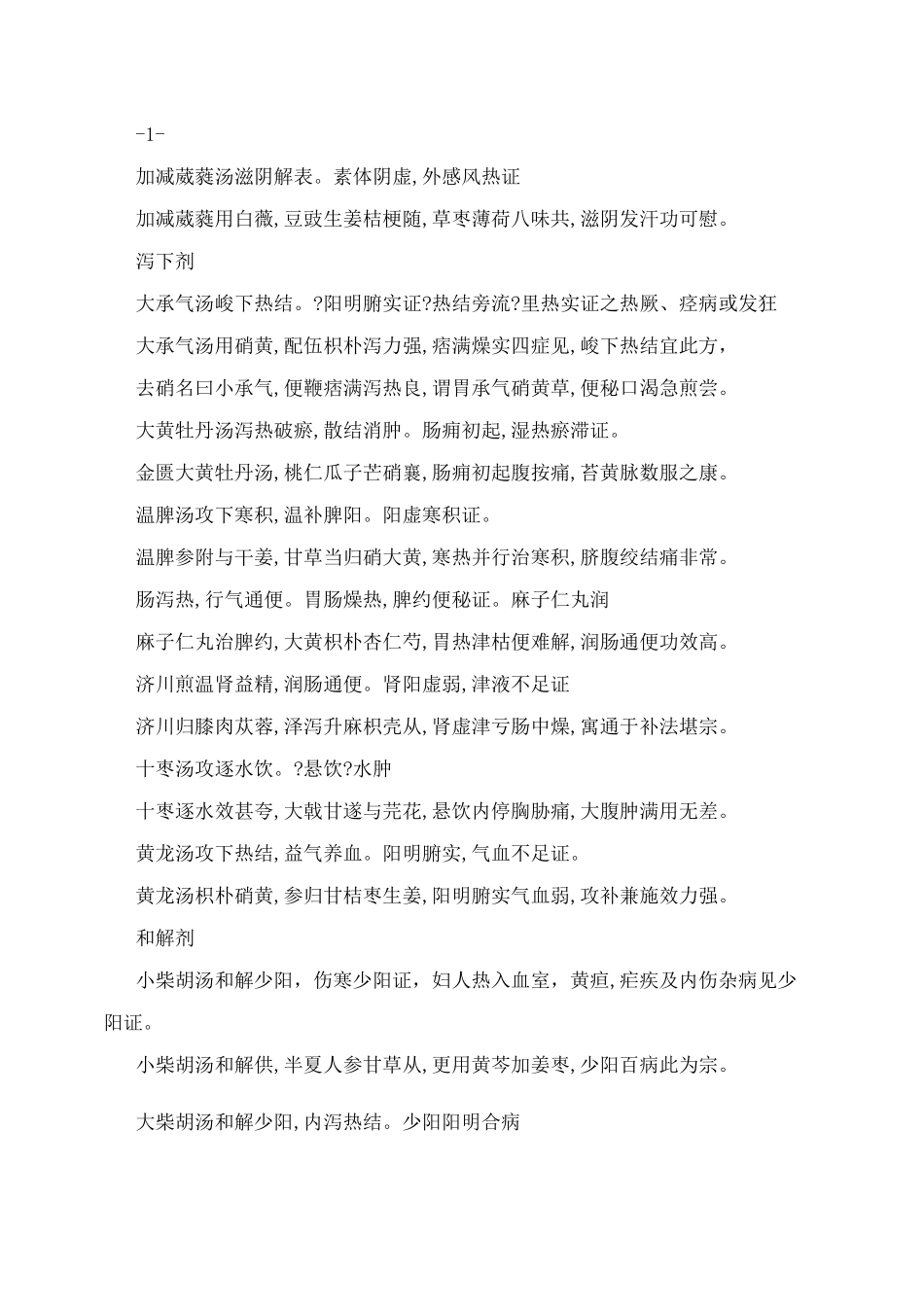 中西医结合内科 主治医师 中级考试“方剂学”总结!_第2页