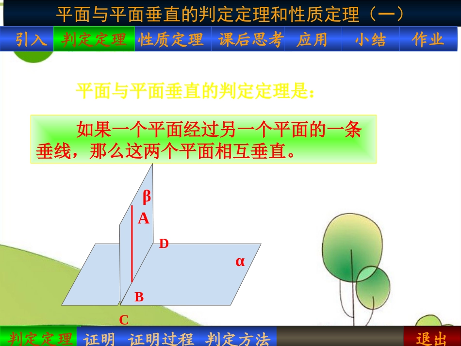 高中数学：平面与平面垂直课件苏教版必修3 课件_第2页