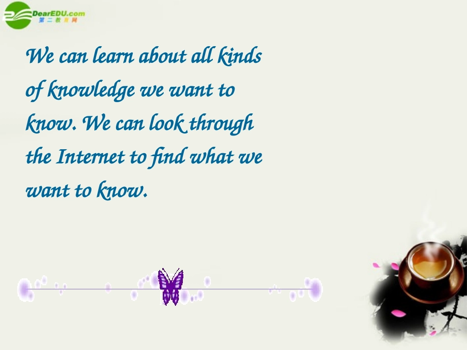 高中英语 Unit4(Cyberspace)lesson2 Websites课件3 北师大版必修2 课件_第3页