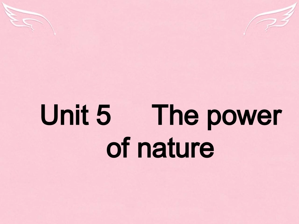 英语 5.1 Warming UpPre readingReading  Comprehending课件 新人教版选修6 课件_第1页