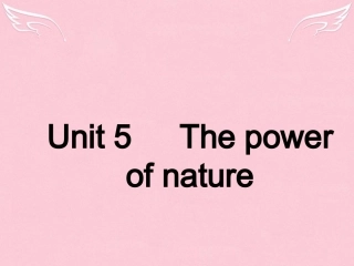 英语 5.1 Warming UpPre readingReading  Comprehending课件 新人教版选修6 课件