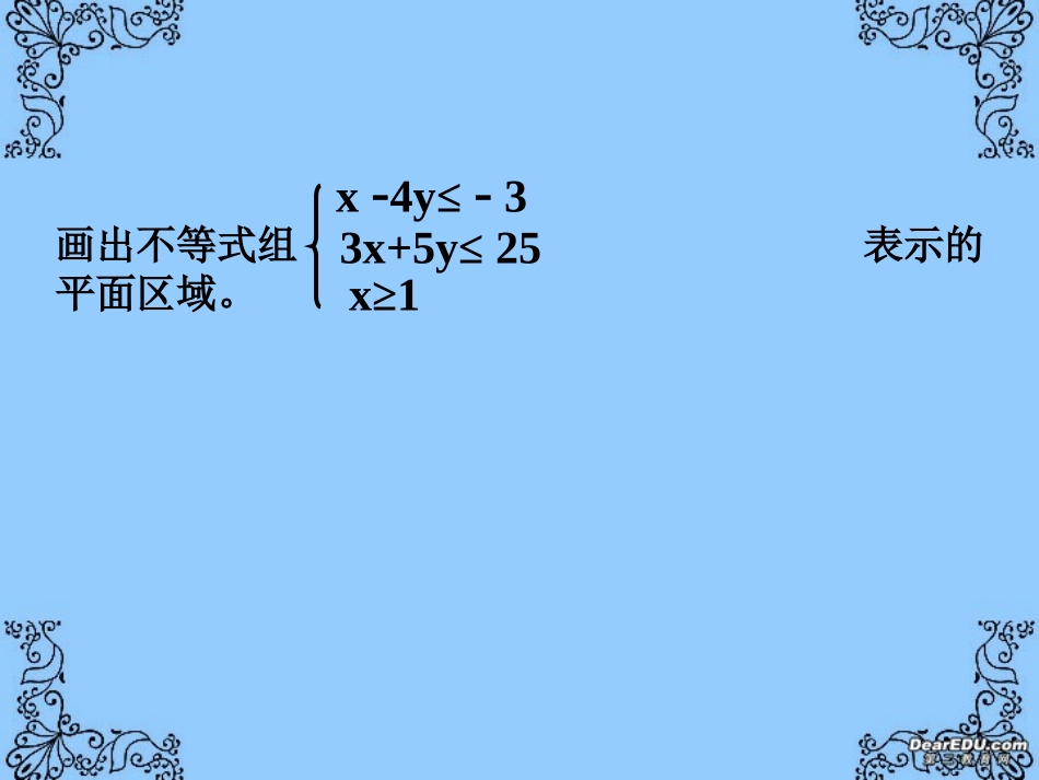 高二数学简单线性规划 新课标 人教版 课件_第2页