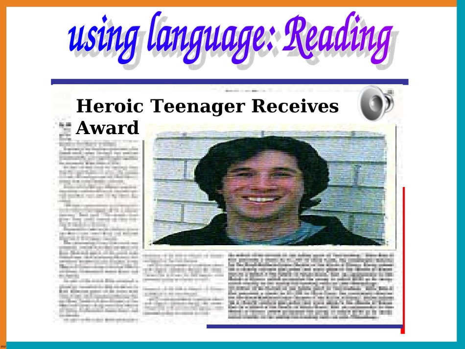 高中英语 Unit 5 First Aid-Using language课件 新人教版必修5 课件_第1页