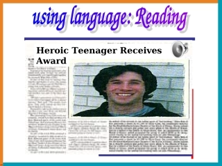 高中英语 Unit 5 First Aid-Using language课件 新人教版必修5 课件