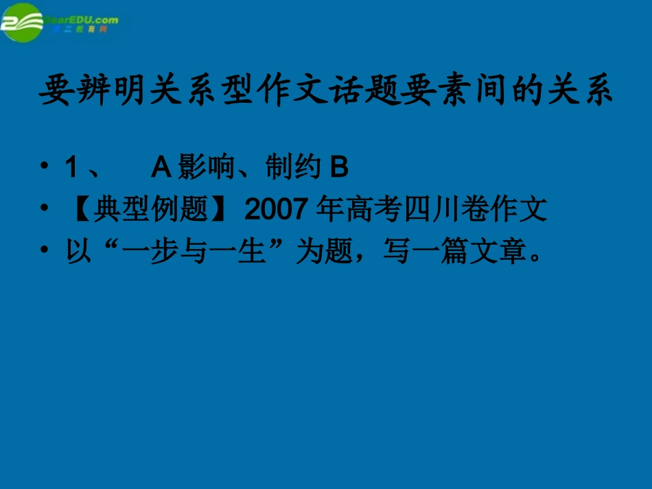 高中语文关系型作文指导课件 新人教版 课件_第3页