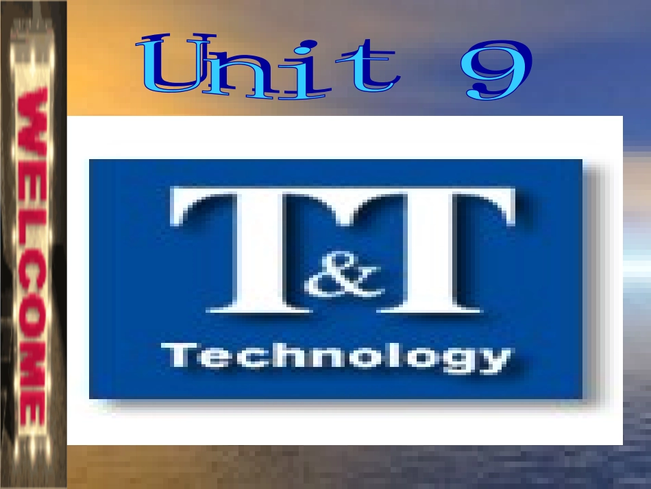 高中英语第一册Unit9 Technologyppt1 课件_第1页