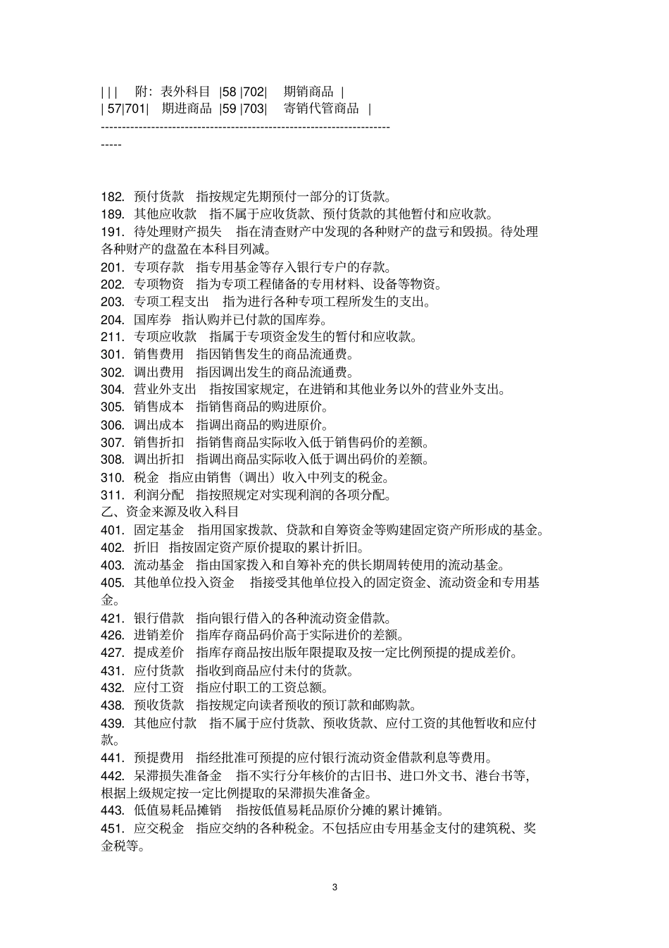 全国新华书店统一会计制度_第3页