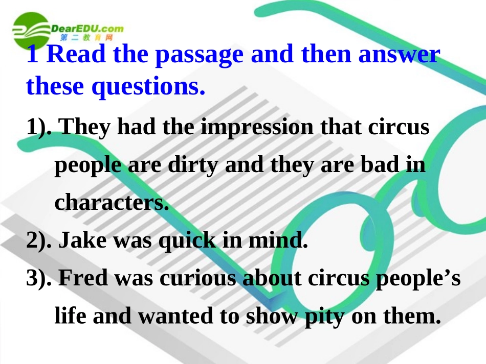 高中英语 Unit 3Fairness for all-Integrating skills课件 新人教选修10 课件_第2页